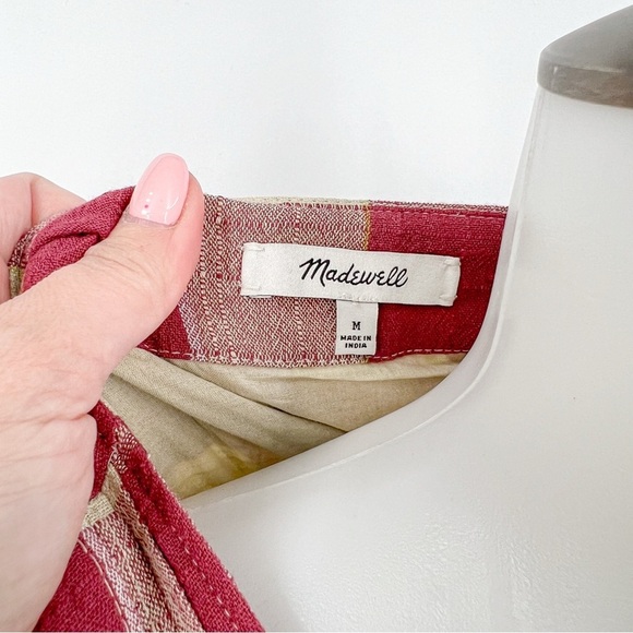 Madewell Gingham Ruffled Wrap Mini Dress - Picture 7 of 11